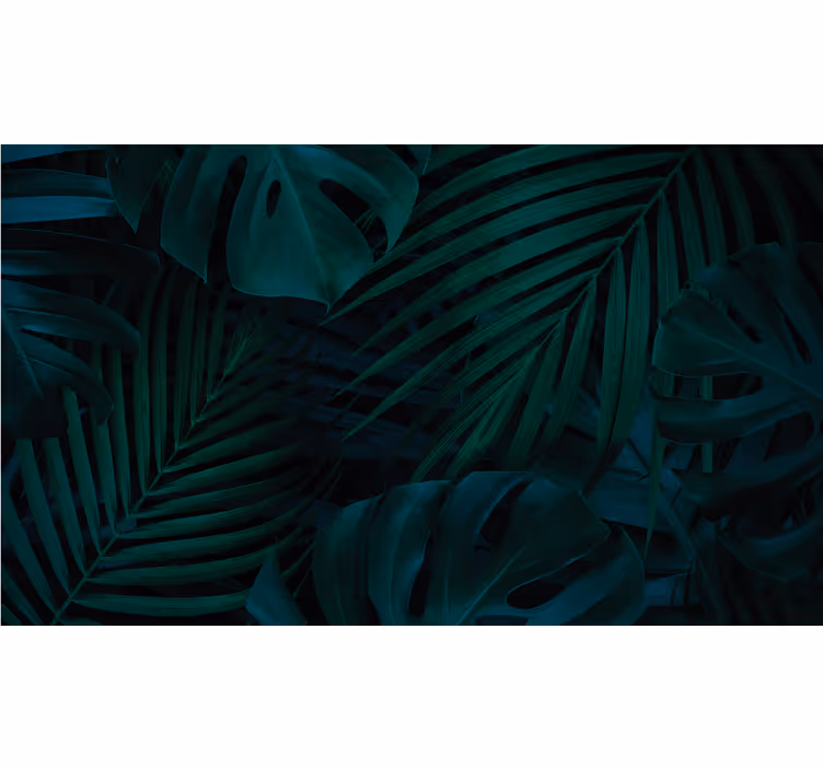 Papel mural naturaleza exhibición de vegetación tropical - TenVinilo