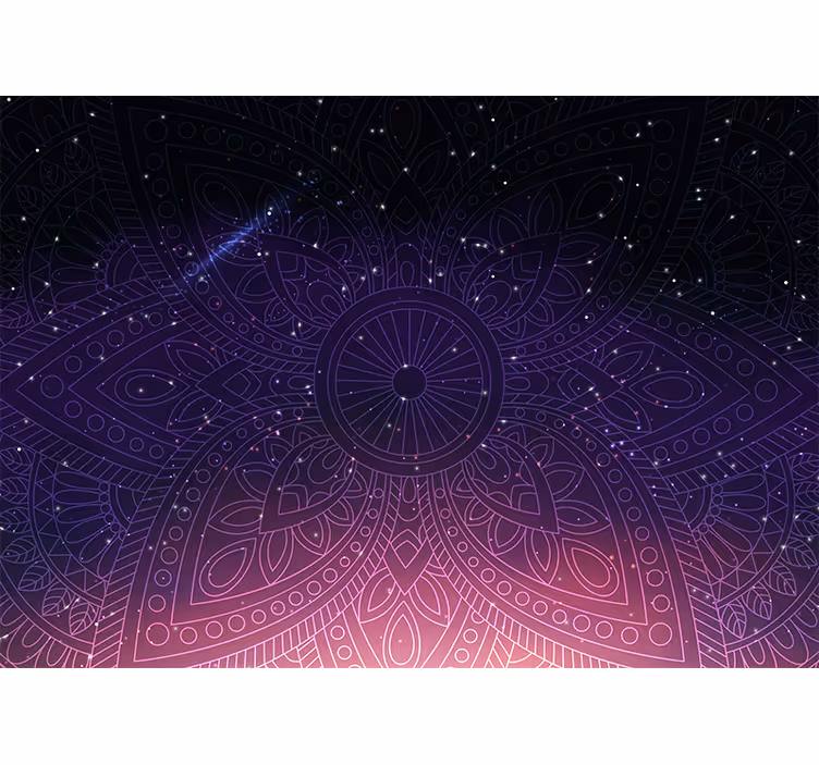 Papel mural mandala motivo mandala intrincado - TenVinilo