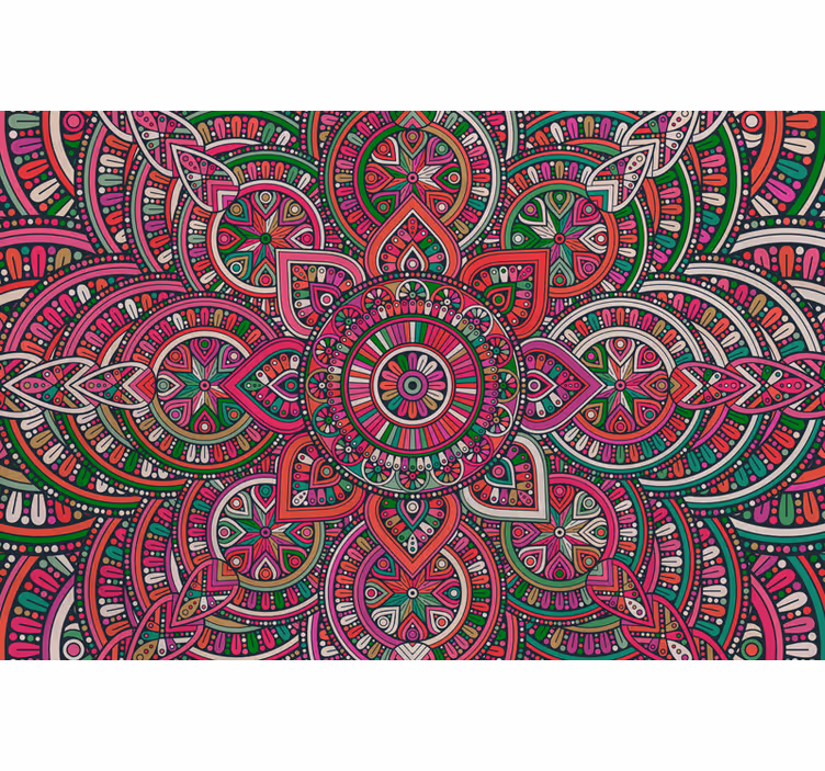 Fotomural de mandalas estilo boho - TenVinilo