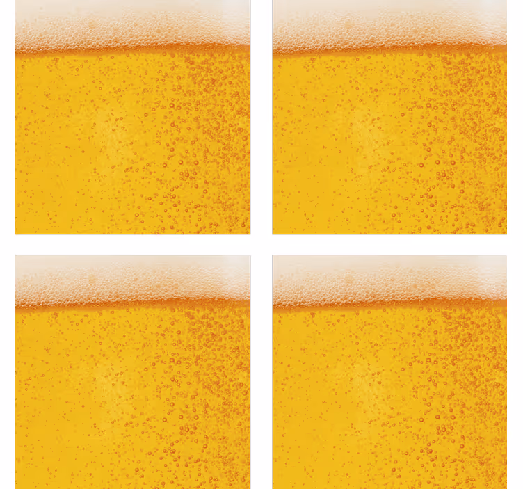 Posavasos de textura de cerveza - TenVinilo