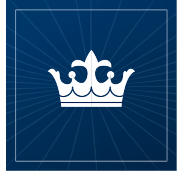 Posavasos cerveza diseño de emblema de corona - TenVinilo