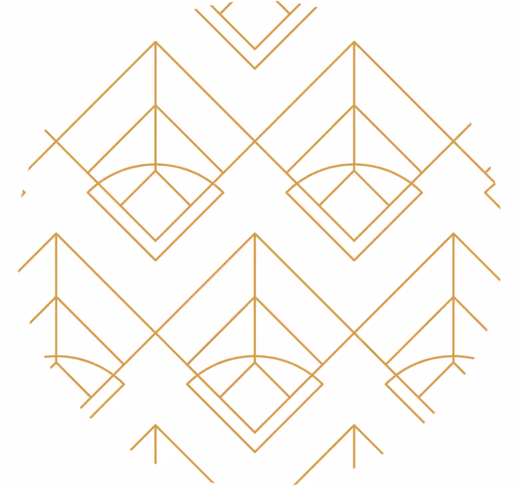 Posavasos moderno Lineas geometricas - TenVinilo