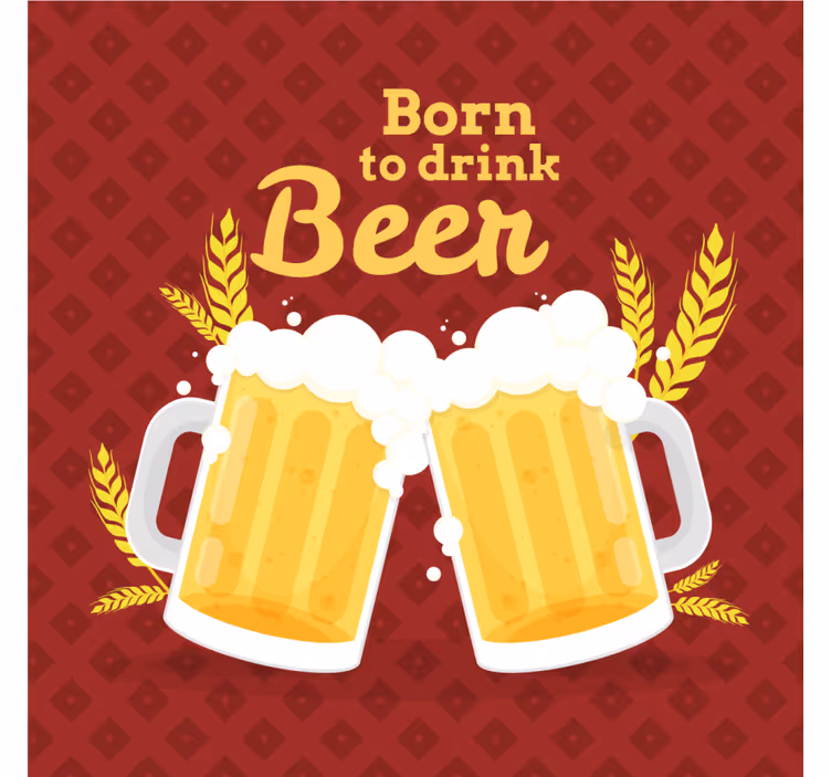 Posavasos cerveza brindemos con cervezas - TenVinilo