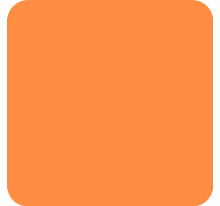 Posavasos superficie naranja sencilla - TenVinilo