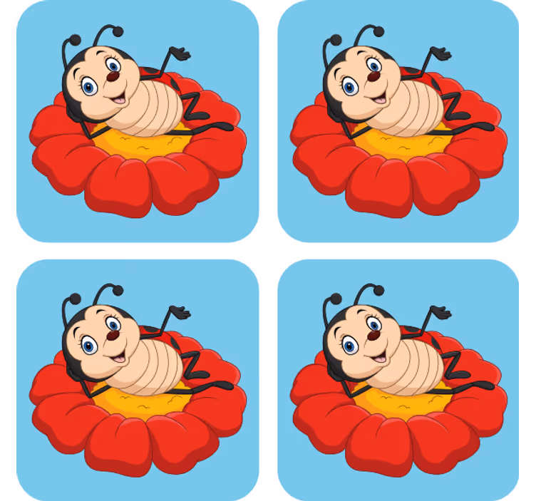 Posavasos frikis bichito alegre - TenVinilo
