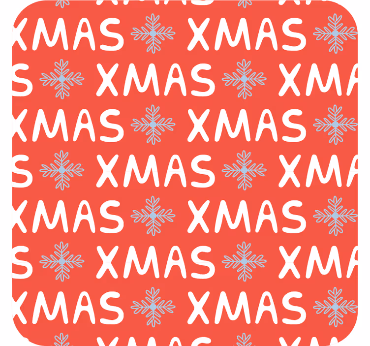 Posavasos navideño con diseño festivo navideño - TenVinilo