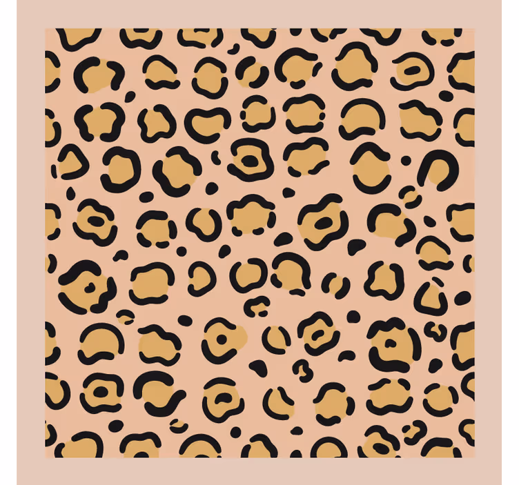 Posavasos con motivo de print leopardo - TenVinilo