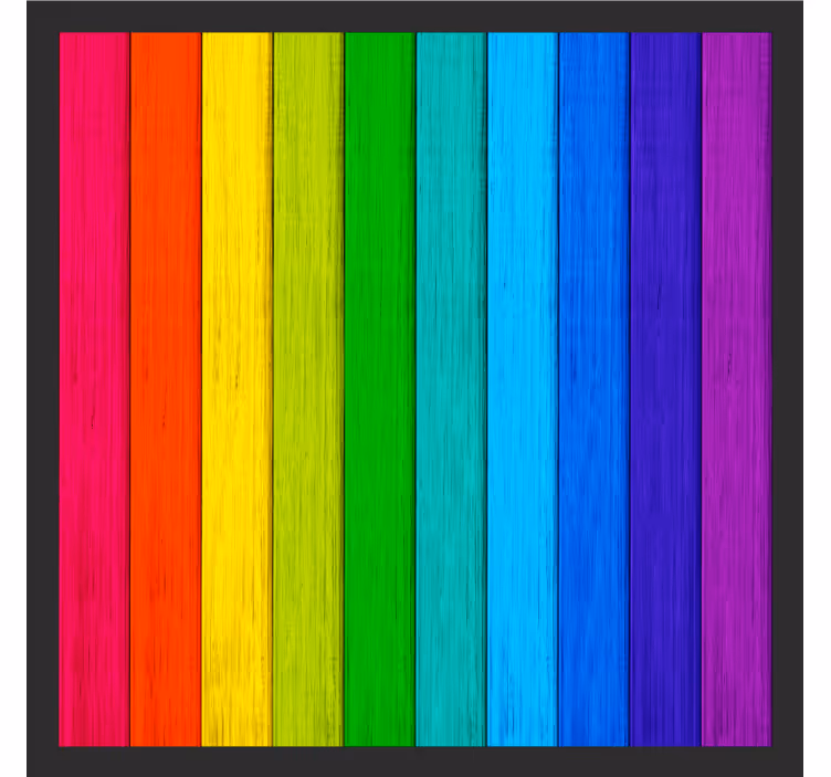 Posavasos rayas de color vibrante - TenVinilo