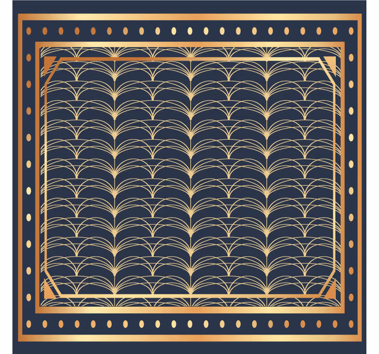 Posavasos patrón geométrico elegante - TenVinilo