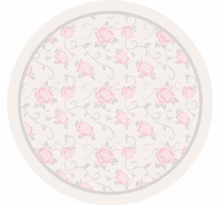 Posavasos vintage con patrón floral vintage - TenVinilo