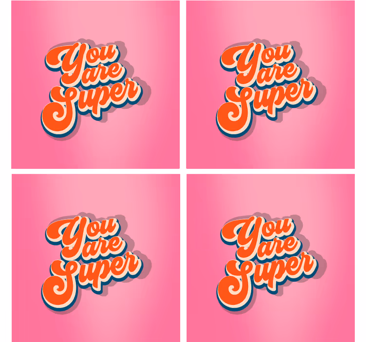 Posavasos con frases diseño de frases motivacionales - TenVinilo