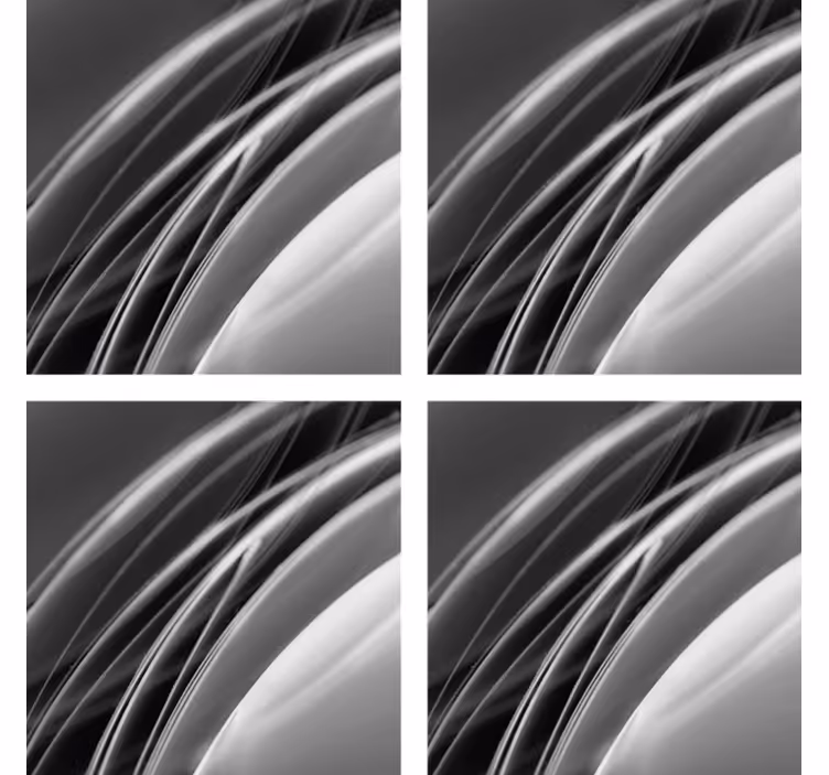 Posavasos patrón de olas abstractas - TenVinilo
