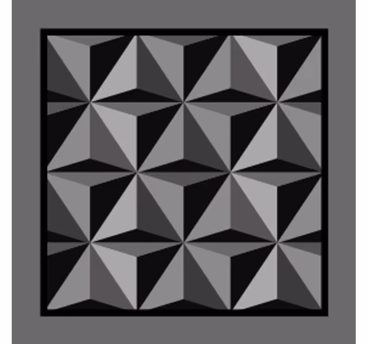 Posavasos patrón de formas geométricas - TenVinilo