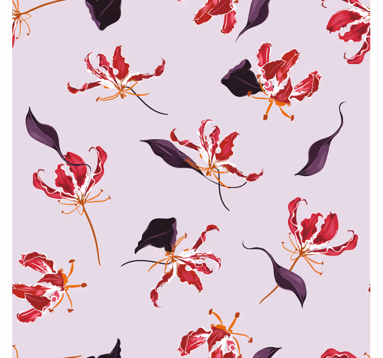 Posavasos elegancia de motivo floral - TenVinilo