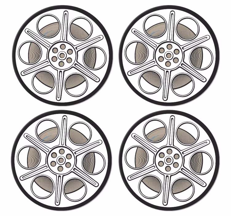 Posavasos vintage Rollo de película de cine - TenVinilo