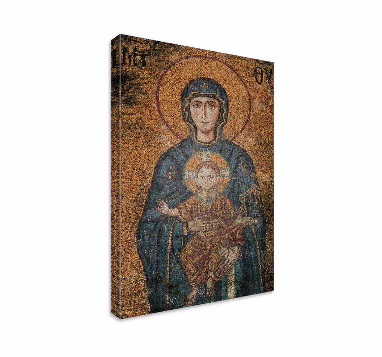 Cuadro de personas iconografía del mosaico - TenVinilo