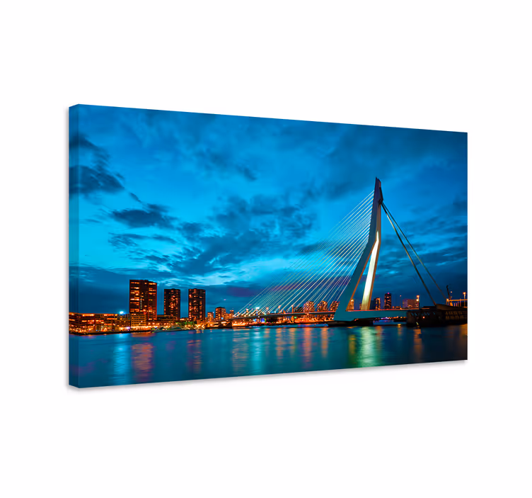 Cuadro ciudades Horizonte de rotterdam - TenVinilo