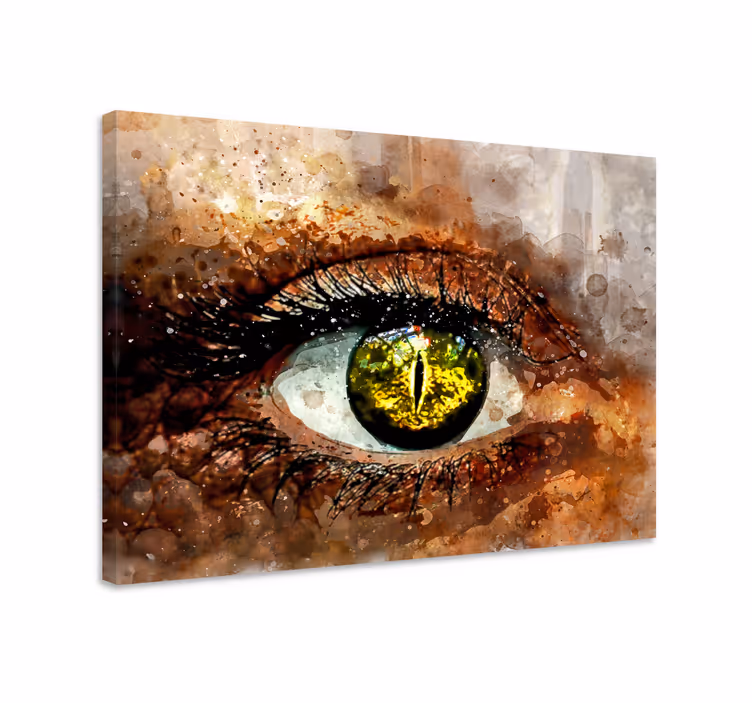 Cuadro de elefantes captura del ojo místico - TenVinilo