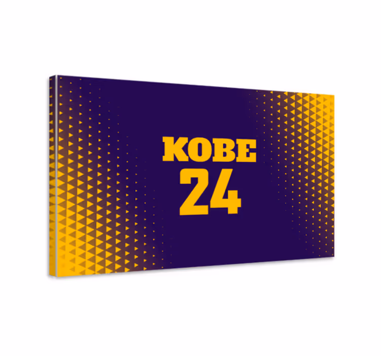 Cuadro deporte kobe 24 diseño - TenVinilo