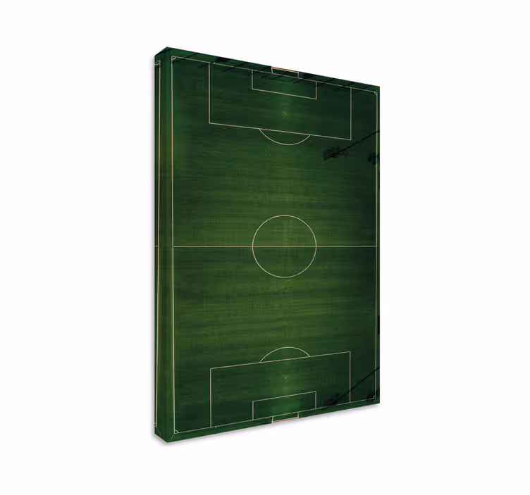 Cuadro deporte vista general del campo de fútbol - TenVinilo