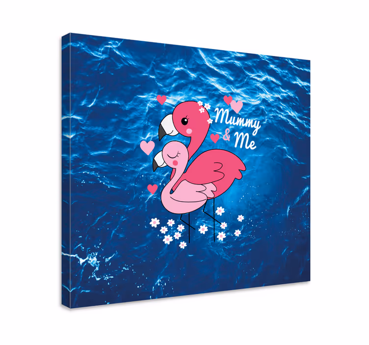Cuadro animales pájaros del amor - TenVinilo