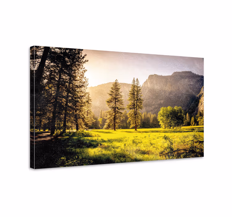 Cuadro paisajes majestuoso paisaje montañoso - TenVinilo