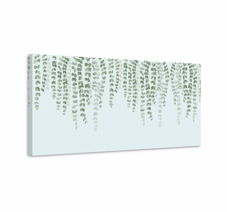 Cuadro plantas Colgando plantas elegantes - TenVinilo