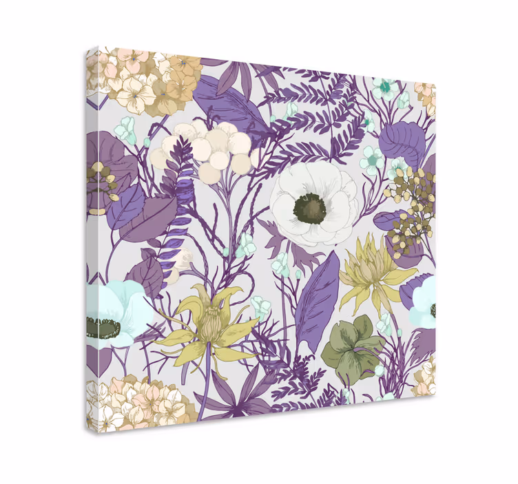 Cuadro de flores arreglo floral elegante - TenVinilo