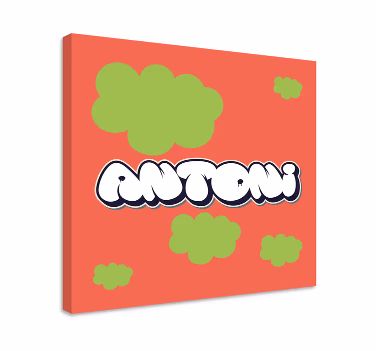 Cuadro abecedario estilo de letra divertido - TenVinilo