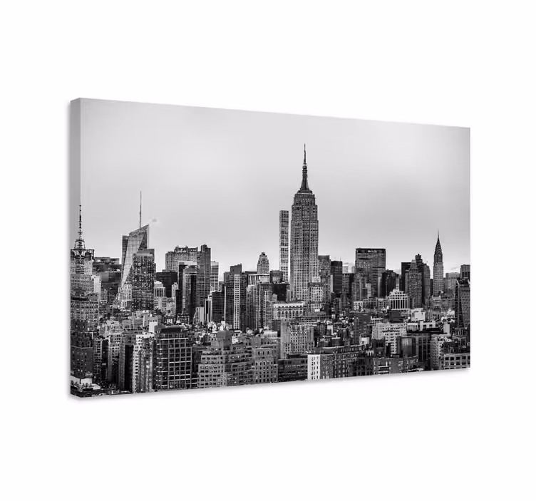 Cuadro ciudades Detallado horizonte de nueva york - TenVinilo
