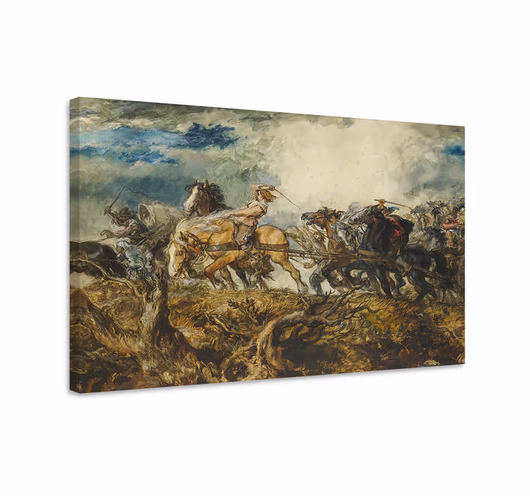 Cuadro en arte Diseño de pintura de arte clásico - TenVinilo