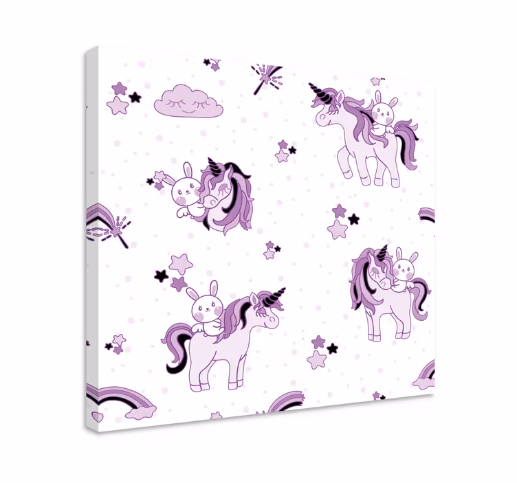 Cuadro de unicornios aventura de unicornios - TenVinilo