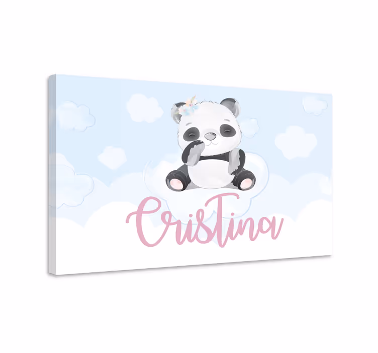 Cuadro animales panda lindo - TenVinilo