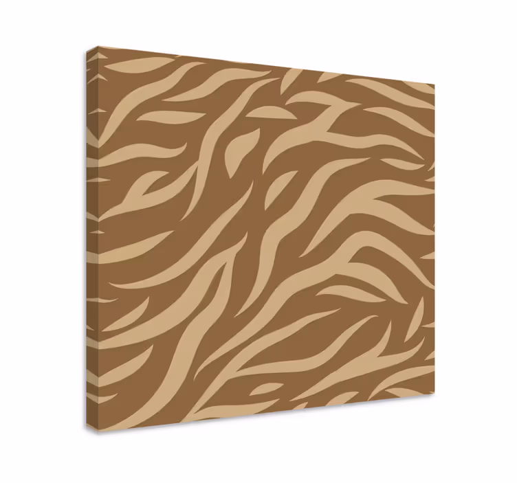 Cuadro 3d patrones de olas estilizadas - TenVinilo