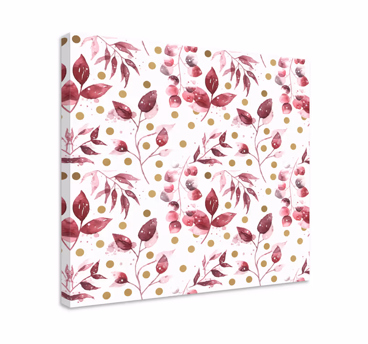 Cuadro de flores motivo botánico sutil - TenVinilo