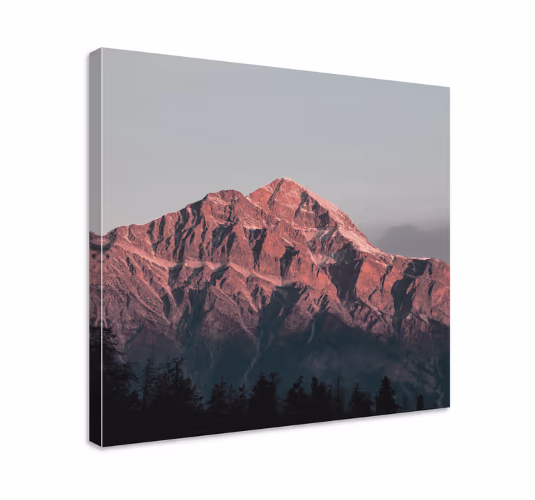Cuadro paisajes cumbres de grandes montañas - TenVinilo