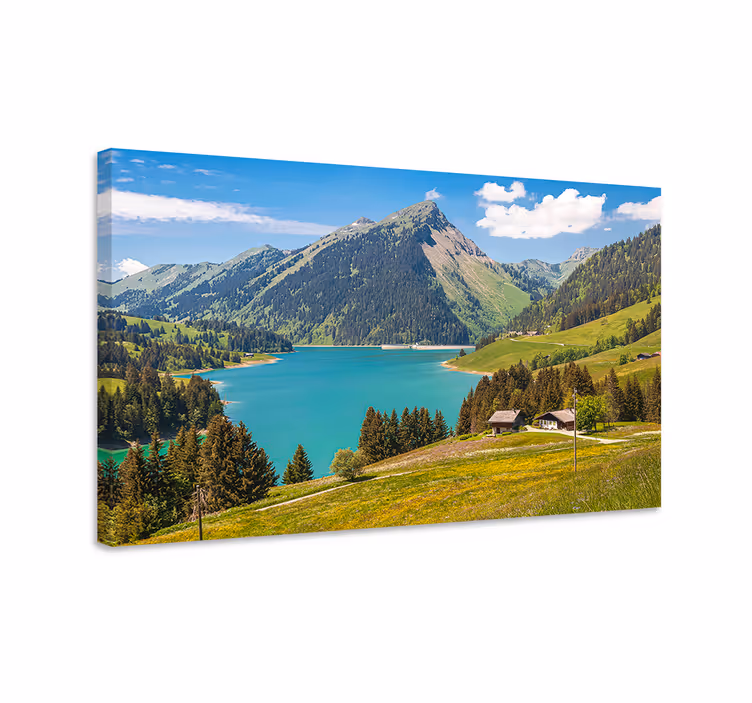 Cuadro paisajes Montaña y arboles - TenVinilo