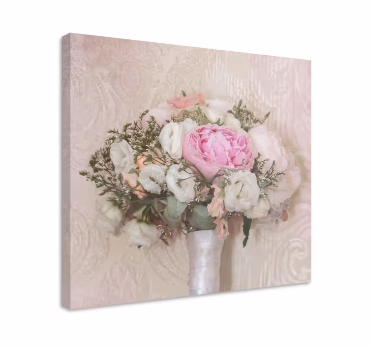 Cuadro de flores ramos florales suaves - TenVinilo