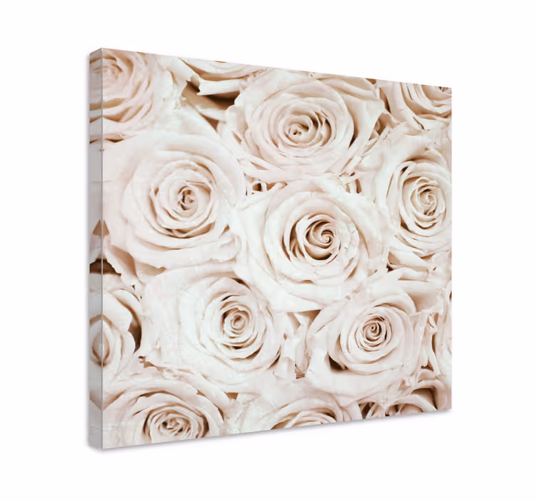 Cuadro de flores ramo de rosas suaves - TenVinilo