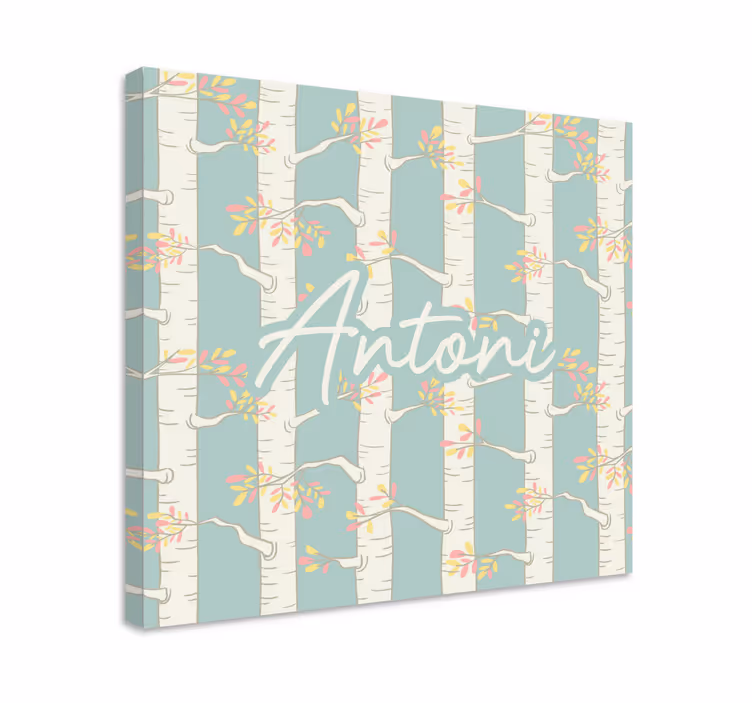 Cuadro de flores flores de abeto - TenVinilo