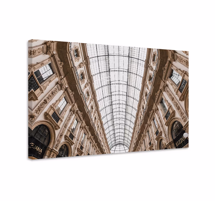 Cuadro 3d Arquitectura de vidrio 3d - TenVinilo
