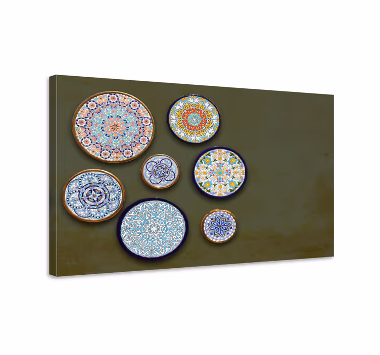 Cuadro ornamental conjunto de placa - TenVinilo