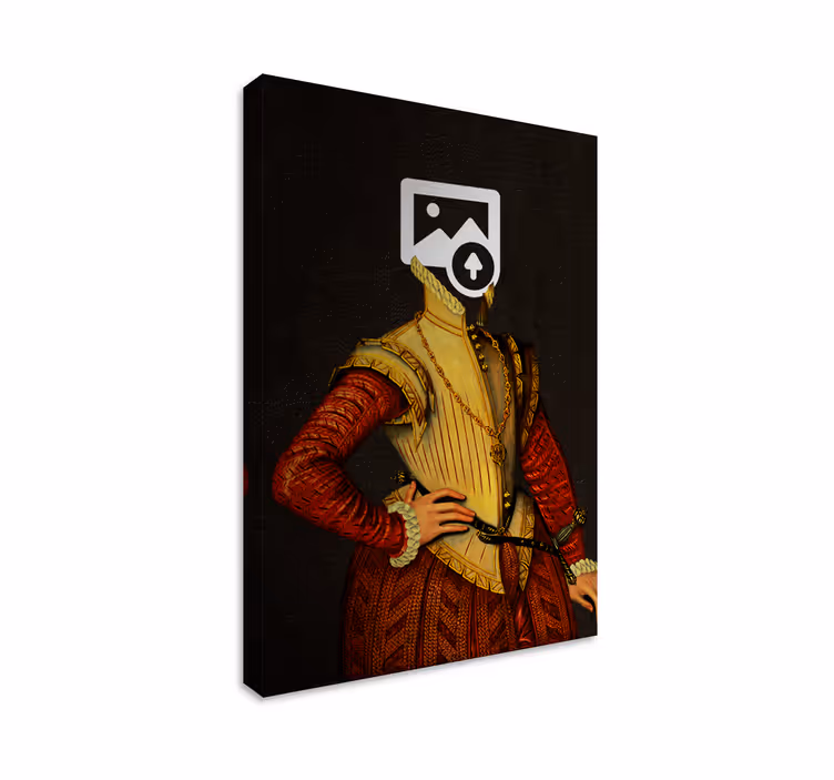 Cuadro decorativo perro aristócrata - TenVinilo