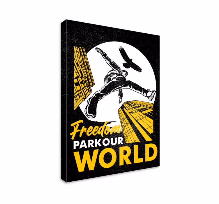 Cuadro deporte mundo del parkour - TenVinilo