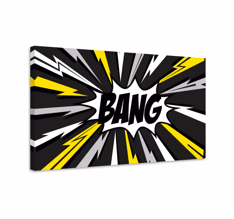 Cuadro bang ¡Bang! - TenVinilo