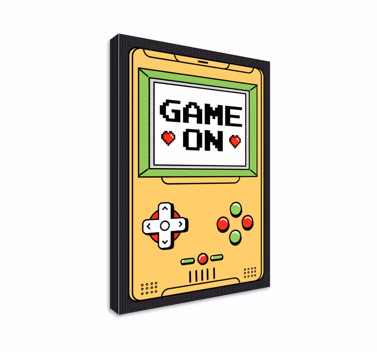 Cuadro decorativo videojuego juego en consola - TenVinilo