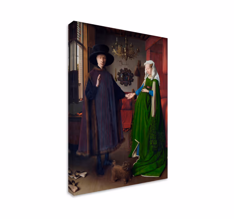 Cuadro artístico El matrimonio Arnolfini - TenVinilo