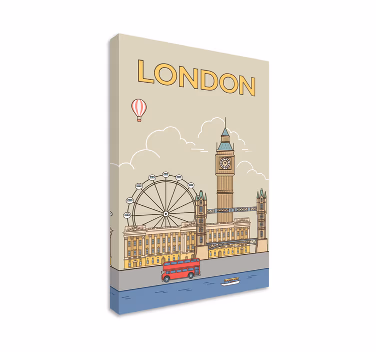 Cuadro imagen ciudad de Londres - TenVinilo