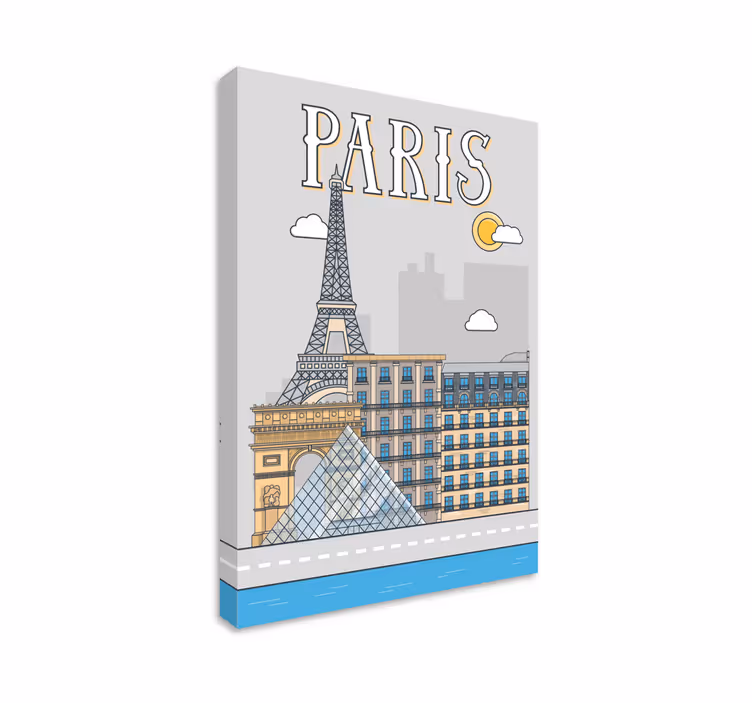 Cuadro ciudades imagen París - TenVinilo