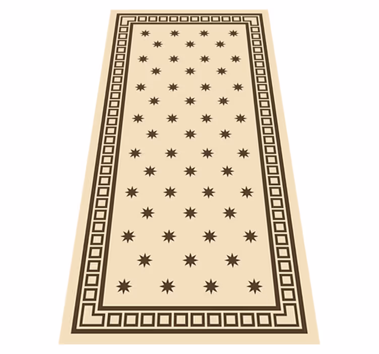 Alfombra de vinilo para cocina motivo beige vintage - TenVinilo
